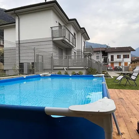 Sunset - Luxury With Pool & Large Private Garden And Parking, Few Steps From The Beach, Ideal For Singles, Couples And A Family * Dervio